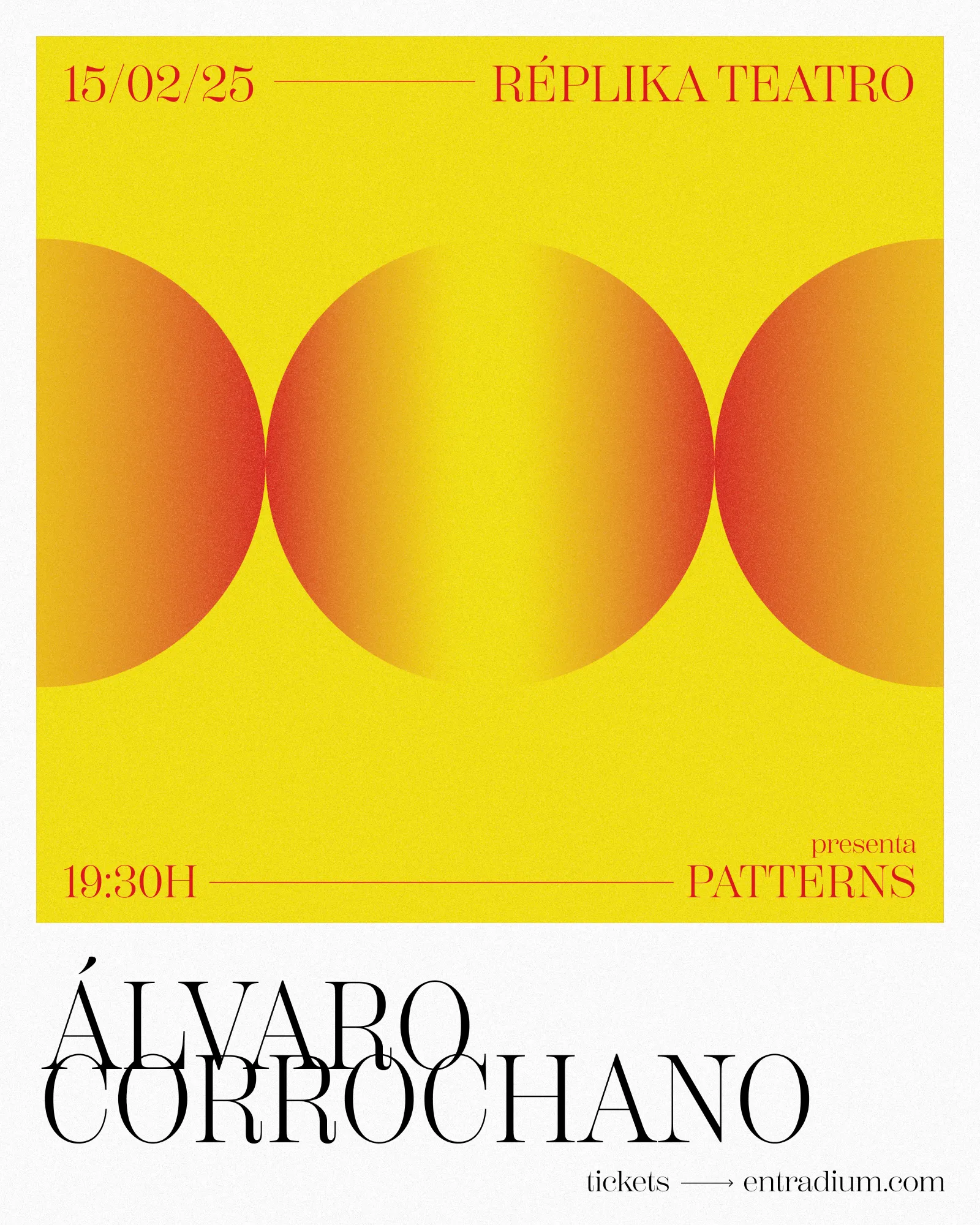 Álvaro Corrochano – Réplika Teatro | Febrero ’25